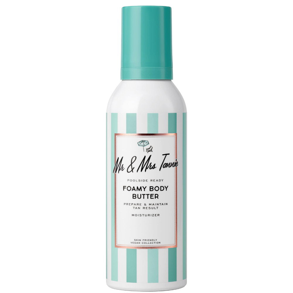 Mr & Mrs Tannie, Body Foamy Butter, Aloe Vera, Moisturizing, Body Butter, 200 ml