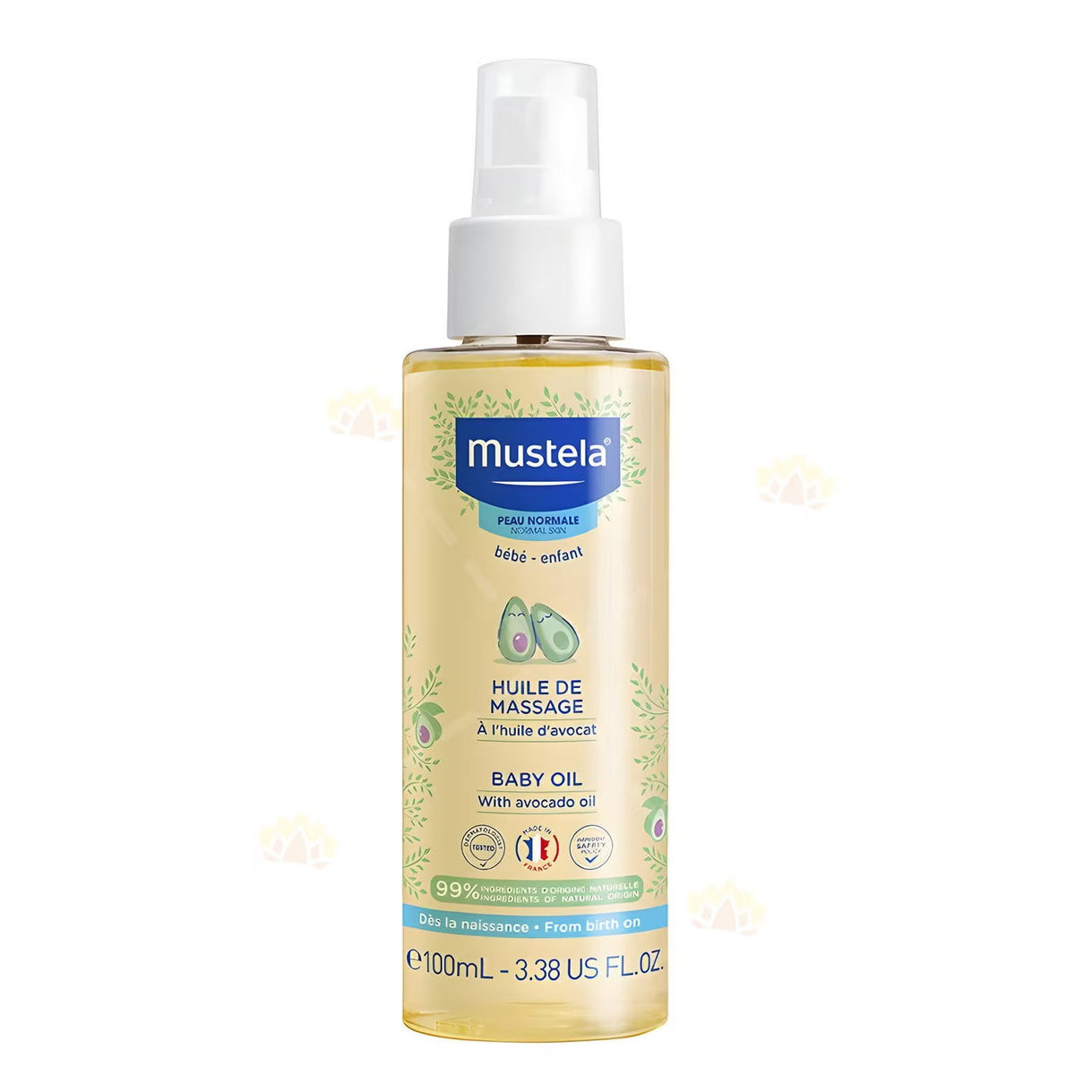 Mustela, Baby, Avocado Oil, Massage Oil, 100 ml