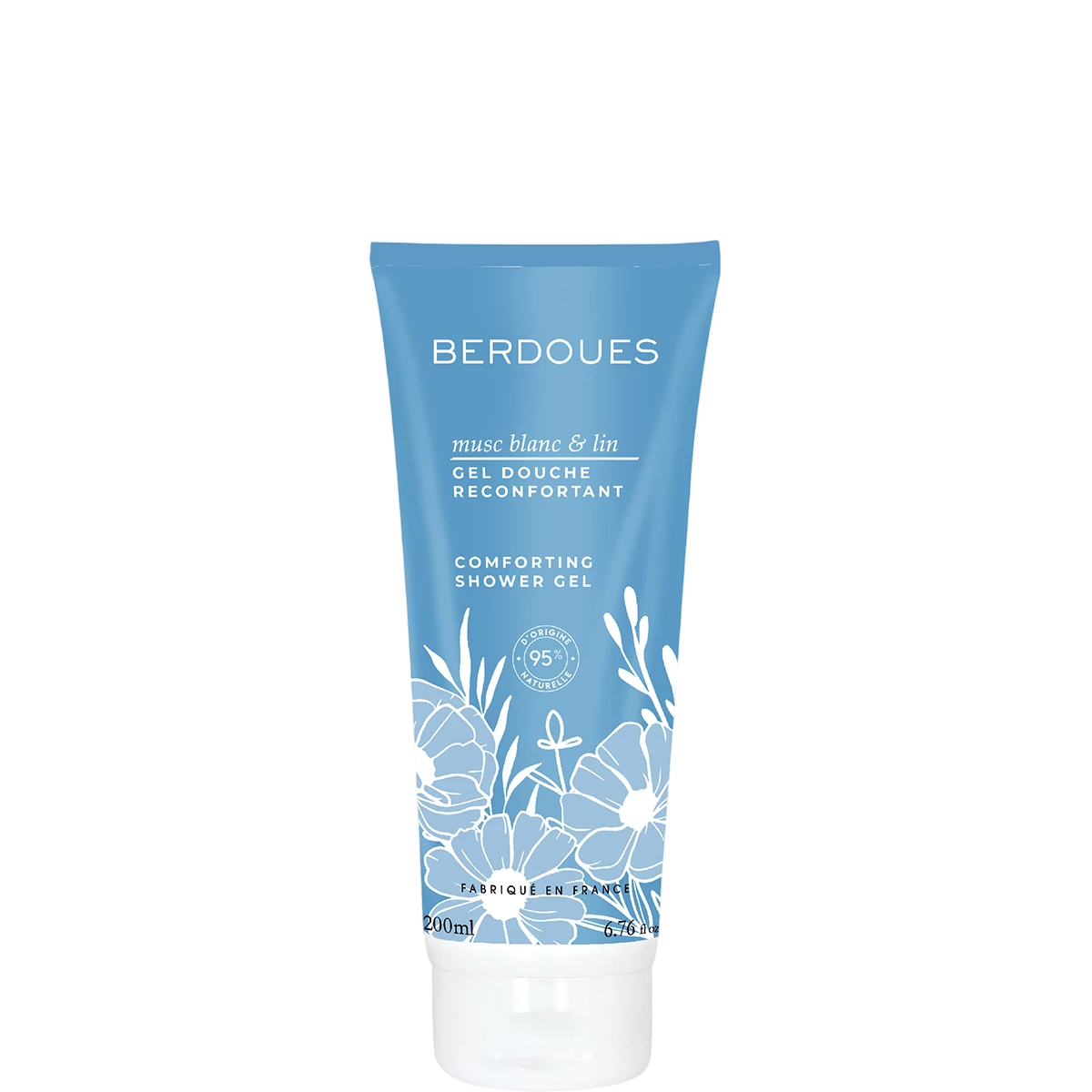 Parfums Berdoues, Musc Blanc Et Lin, Shower Gel, 200 ml