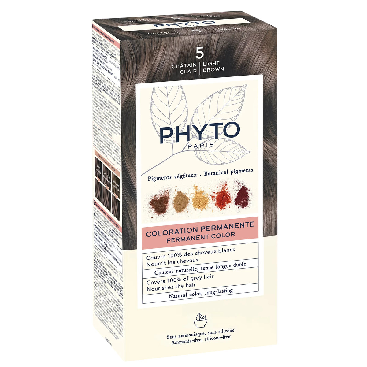 Phyto Color Trwała farba do włosów 5 Jasny kasztan 50 ml