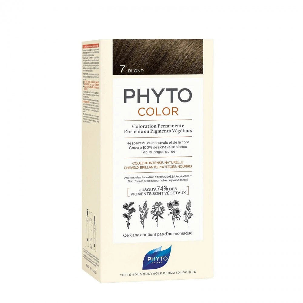 Phyto Phytocolor Trwała farba do włosów 7 Blond 50 ml