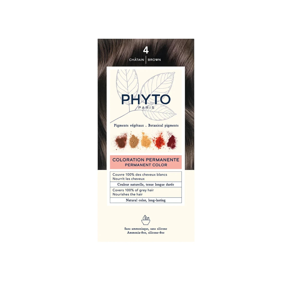 Phyto Phytocolor Trwała farba do włosów 4 Brąz 50 ml