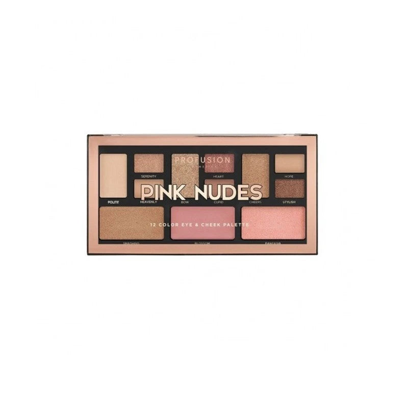 Profusion, Mini Artistry, Eyeshadow Palette, Pink Nudes, 1.5 g