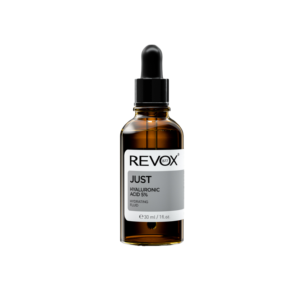Revox B77, Just, Hyaluronic Acid 5%, Hydrating, Fluid, For Face, 30 ml