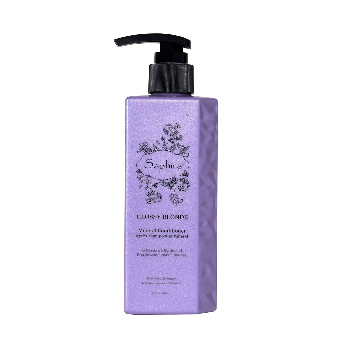 Saphira, Glossy Blonde, Hair Conditioner, Hydrating & Color Protecting, 250 ml