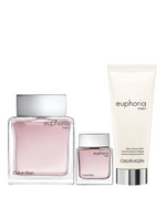 Set Calvin Klein: Euphoria, Eau De Toilette, For Men, 100 ml + Euphoria, Eau De Toilette, For Men, 15 ml *Miniature + Euphoria, After-Shave Balm, 100 ml