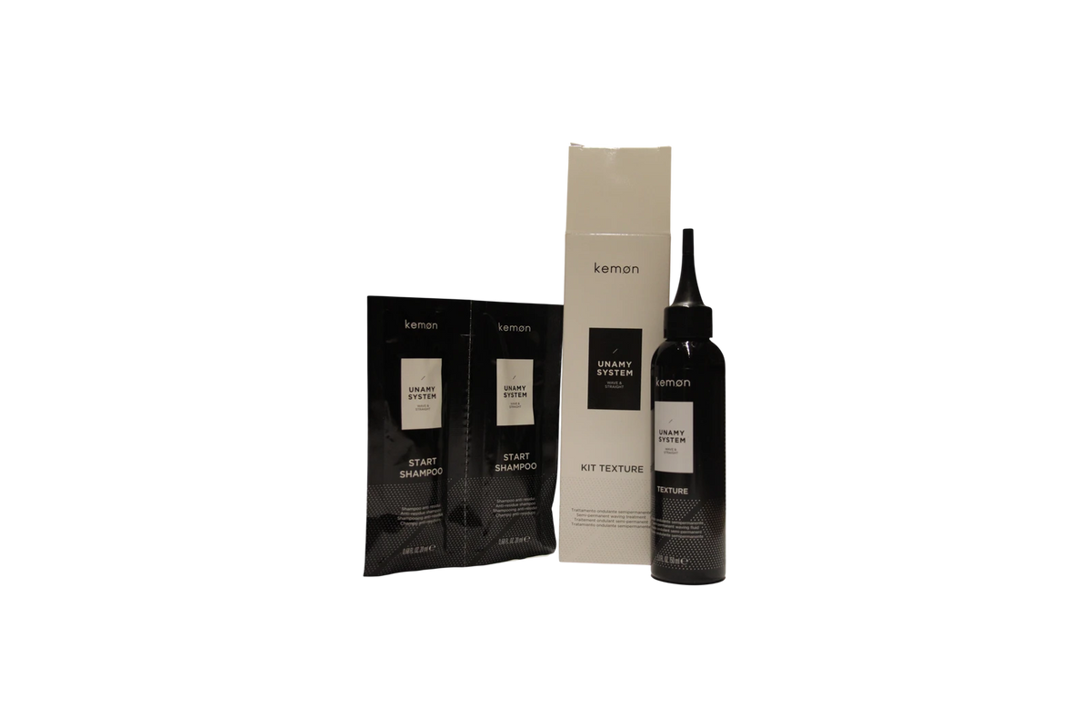 Kemon Unamy System Zestaw Texture - Fluid 125 ml + Szampon Start 2 szt.
