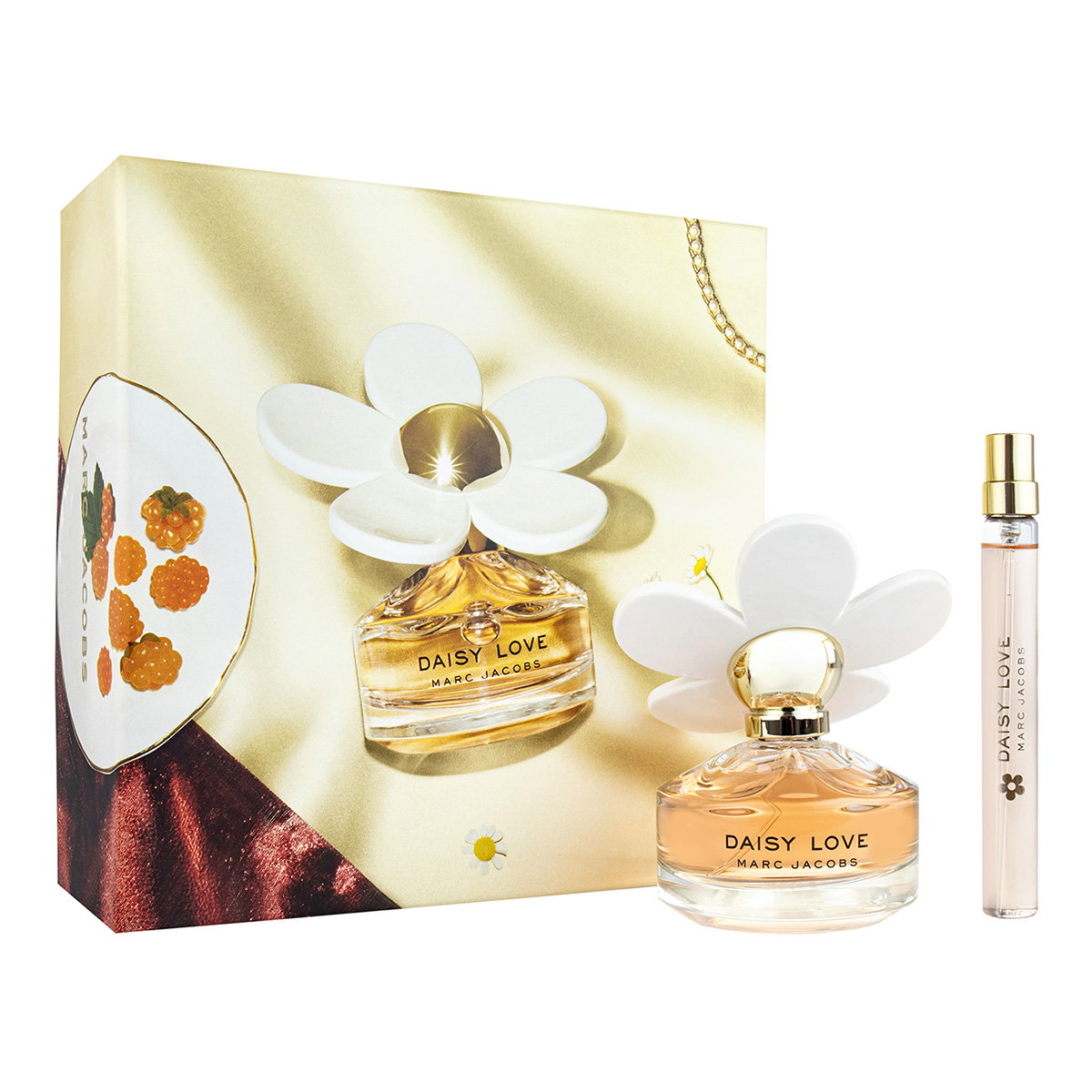 Set Marc Jacobs: Daisy Love, Eau De Toilette, For Women, 50 ml + Daisy Love, Eau De Toilette, For Women, 10 ml