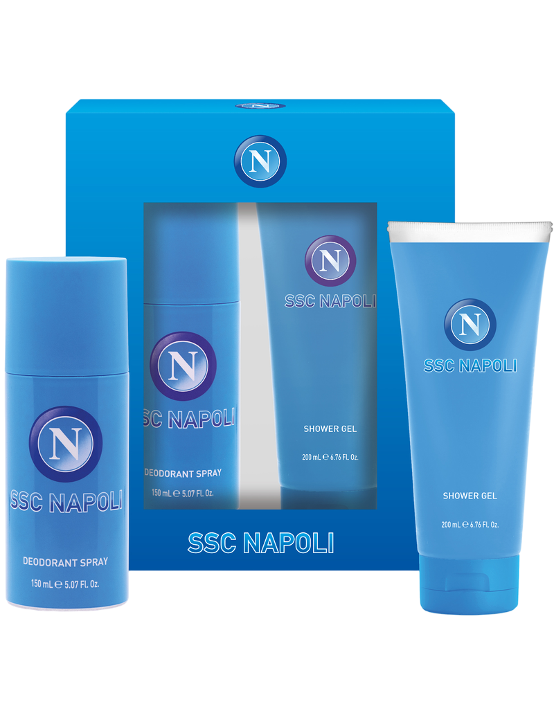 Set Ssc Napoli: Napoli, Cleansing, Shower Gel, For All Skin Types, 200 ml + Napoli, Anti-Perspirant, Deodorant Spray, For Men, 100 ml