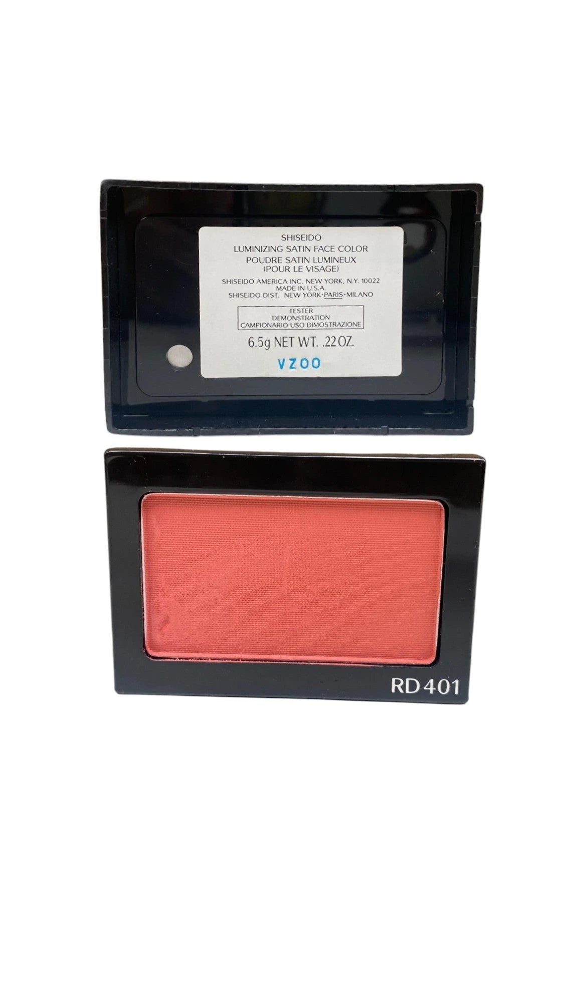 Shiseido, Luminizing Satin, Blush Compact Powder, Rd401, Orchid, 6.5 g *Tester