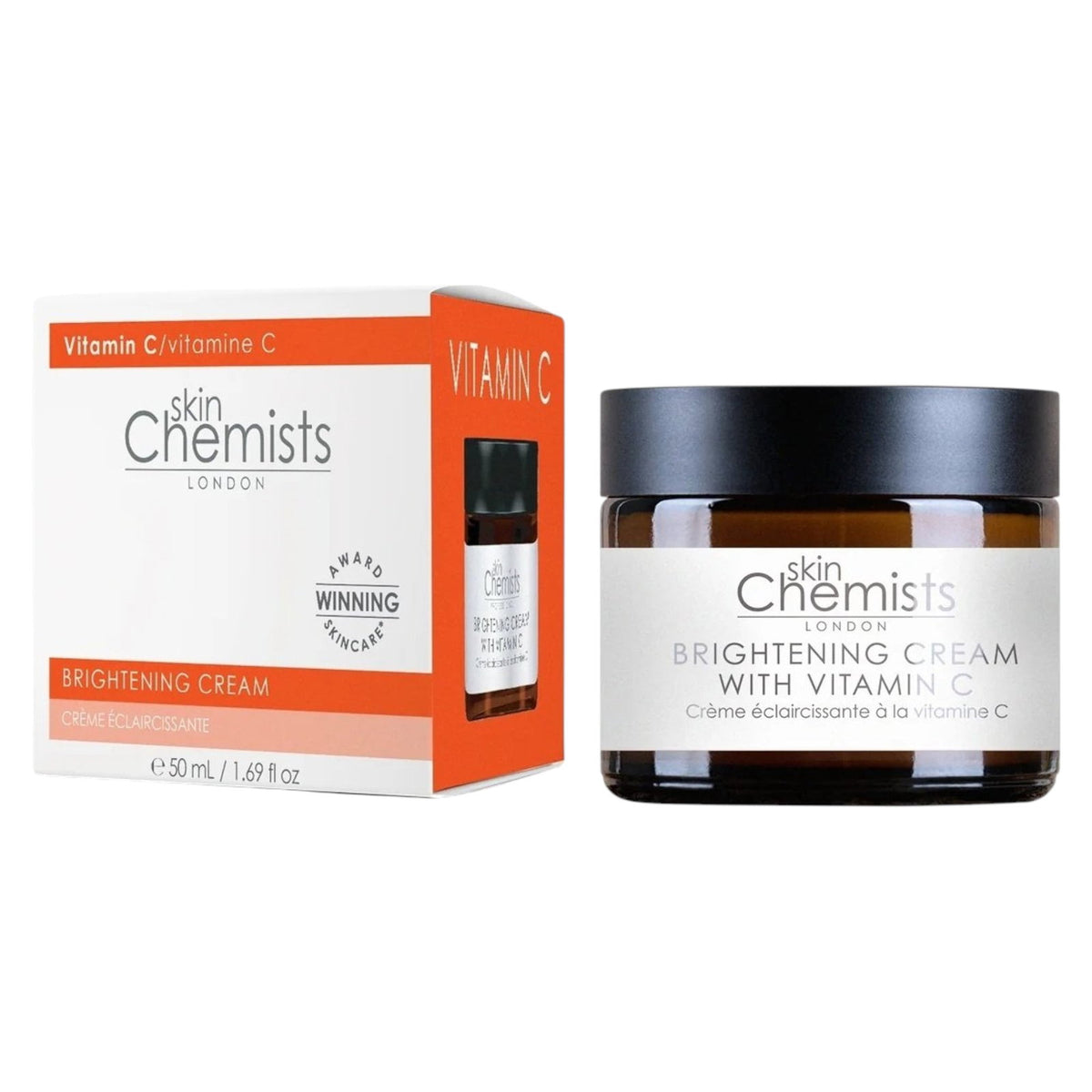 Skin Chemists, Brightening Cream, Vitamin C, Brightening, Cream, For Face, 50 ml