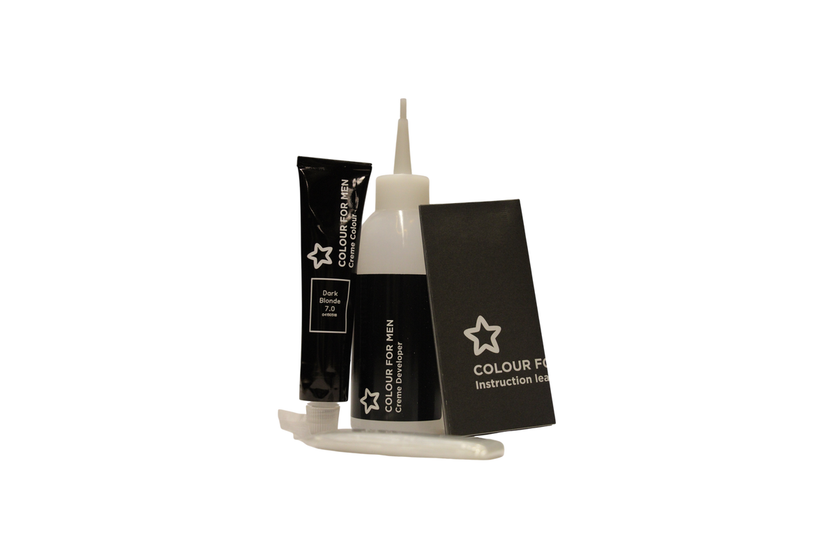 Superdrug Colour For Men Półtrwała farba do włosów 7.0 Ciemny Blond 30 ml Tester