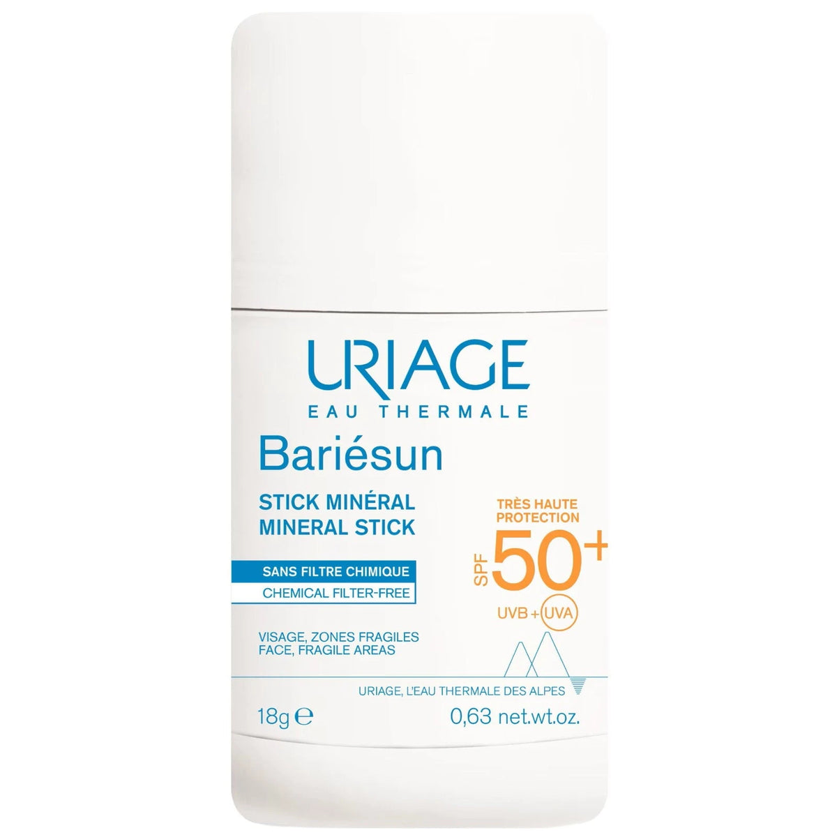 Uriage Bariésun Mineralny sztyft przeciwsłoneczny SPF50+ 18 g