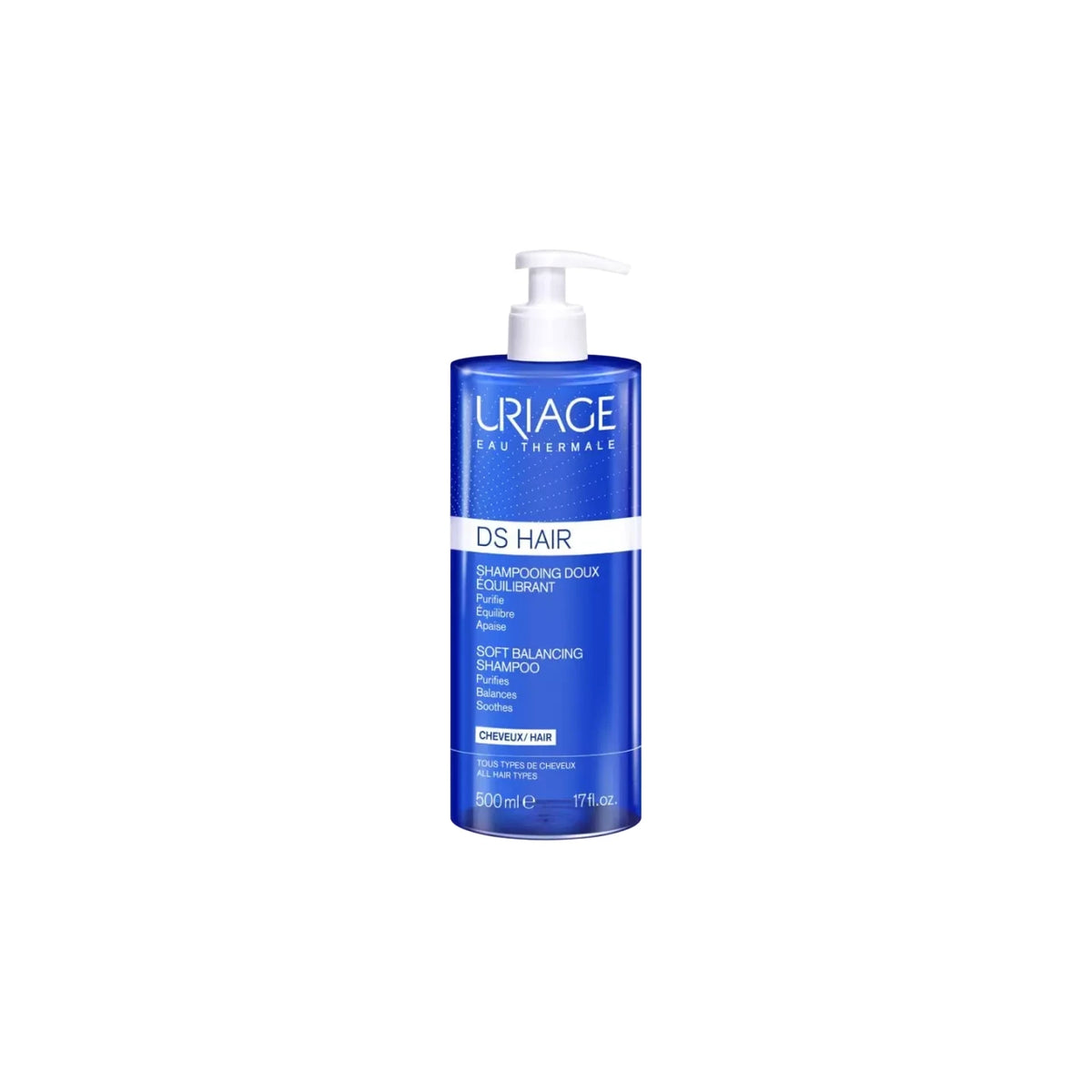 Uriage DS Hair łagodny szampon równoważący 500 ml