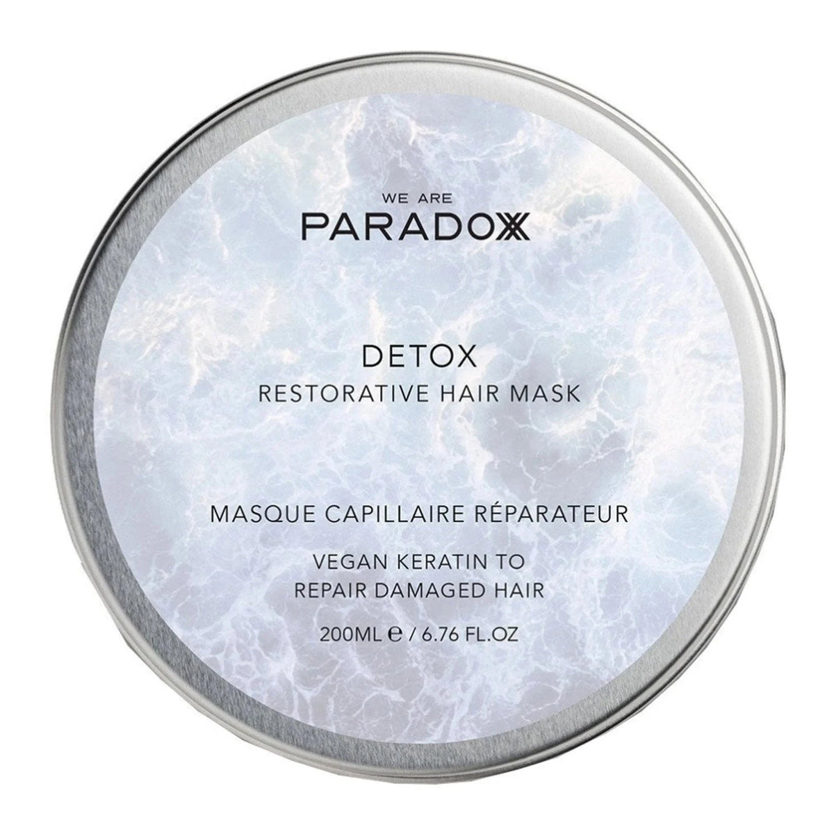 We are Paradoxx, Detox, Vegan Keratin, Hair Treatment Cream Mask, Restorative, 200 ml