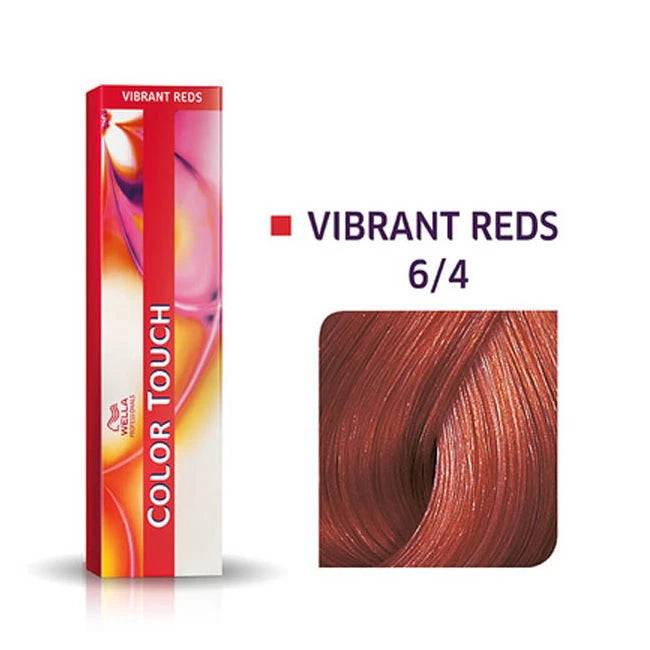 Wella Professionals, Color Touch, Ammonia-Free, Semi-Permanent Hair Dye, 6/4 Dark Blonde Red, 60 ml